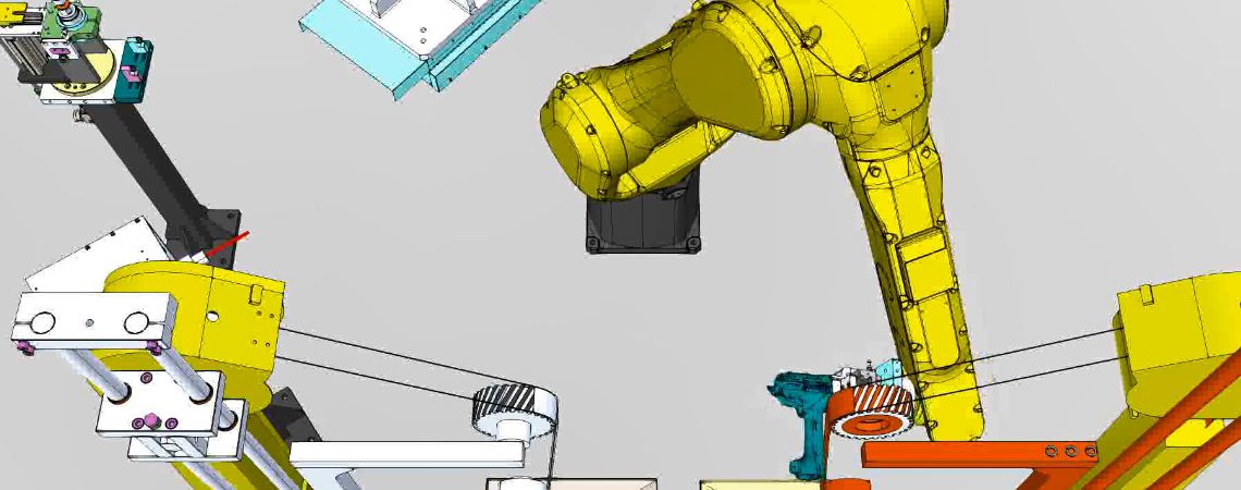 Utilizzando la simulazione Delfoi per la lucidatura con il robot FANUC