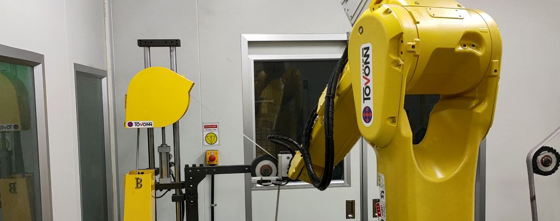 Lucidatura della fusione con il M-20iB di FANUC