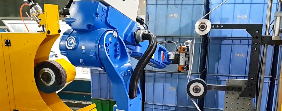 Lucidatura di fusione con YASKAWA motoman HP20D