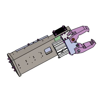 Gripper per estrazione da pressofusione - Tipo gripper a gomito